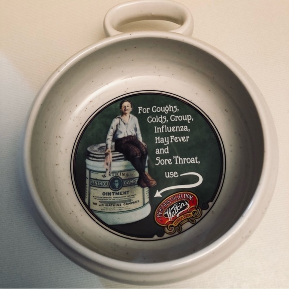 Vintage Watkins Soup Bowls Heritage Collection Circa 1920 Set of 2 - Picture 3 of 9